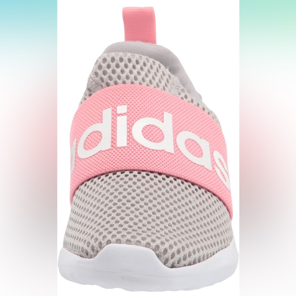 Adidas Lite Racer Adapt 4.0 Slip-On Running Shoes Pink Grey Youth 5 NEW - Picture 3 of 11